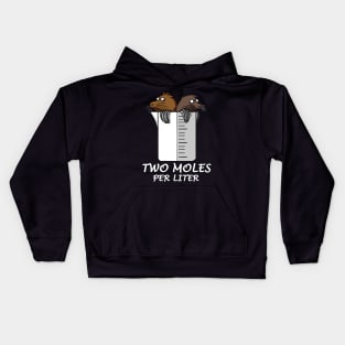 Chemistry Two Moles Per Liter Joke Kids Hoodie